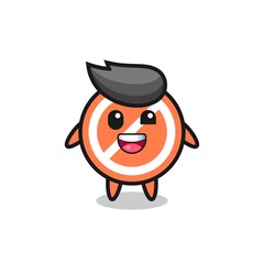 illustration of an stop sign character with awkward poses