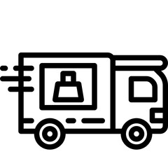 delivery line icon