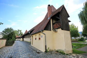 Fototapeta na wymiar Historische Sehenswürdigkeiten von Weißenburg