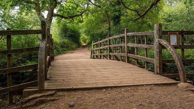 Pooh Bridge Located In The One Hundred Acre Woods In The Stories By AA Milne Of Christopher Robin And Winnie The Pooh .