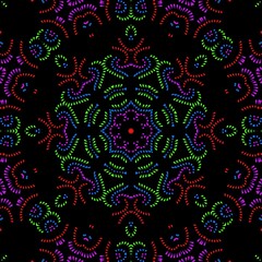 Indian floral pattern design for the usage of home decoration.