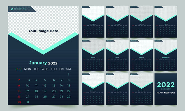 29 571 Best Wall Calendar Template Images Stock Photos Vectors Adobe Stock