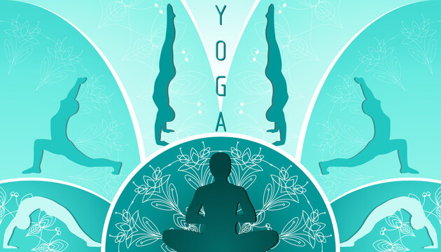 Banner Yoga Stock Illustrations – 37,065 Banner Yoga Stock