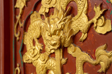 Chinese traditional carved solid wood doors and windows