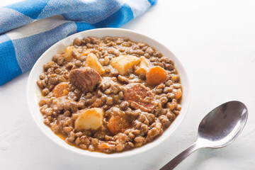 Lentil handmade cooked take away