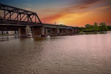 bridge over the river