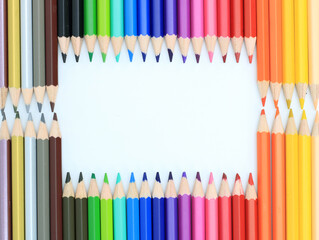 Colored pencils as wallpaper