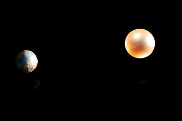 Exoplanet mit sonne