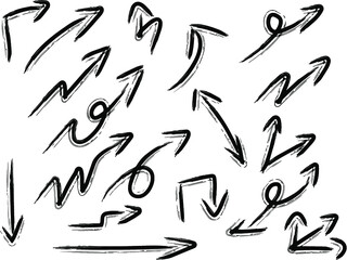 Set of arrow design element