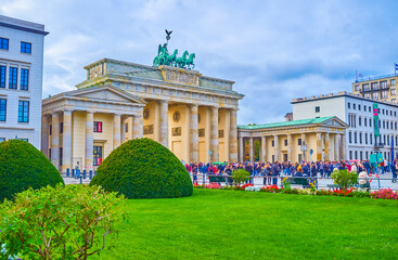 The most famous landmark in Berlin, Germany © efesenko