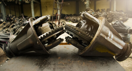 gear differential car