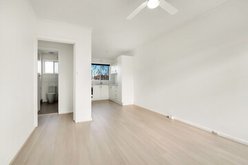 Empty and unfurnished brand new apartment