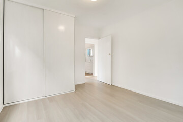 Empty and unfurnished brand new apartment