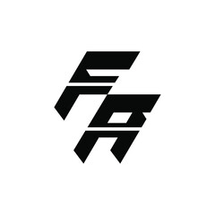 FA logo design template vector, FA Logo Design.