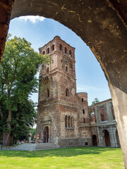 ruin of castle Tworkow, Poland