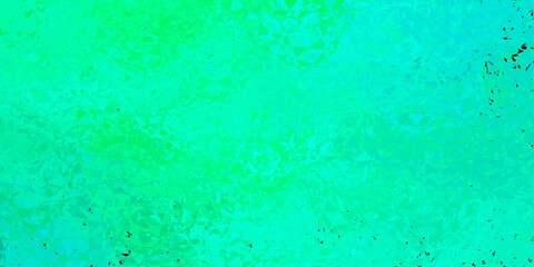 Light green vector background with triangles.