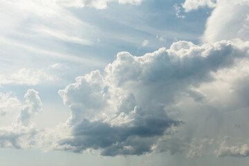 Clouds against blue sky as background