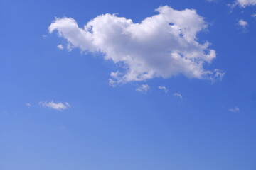Sky with clouds. Suitable for backgrounds. Sky texture.