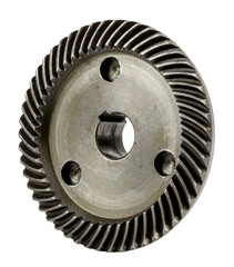 iron gear on white background