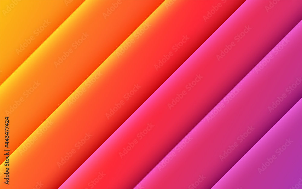Poster abstract gradient template with wallpaper design background