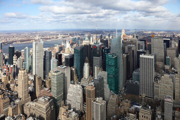 Fototapeta na wymiar New York - von oben / New York - from above /