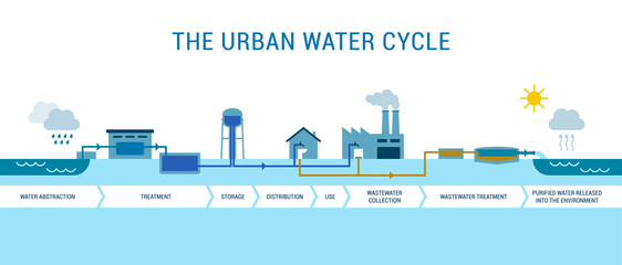The urban water cycle