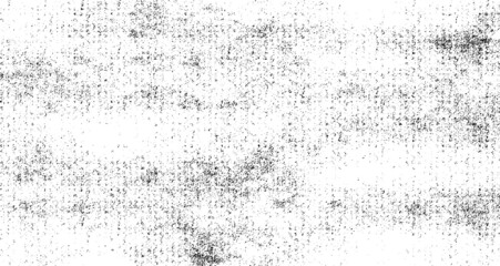 Abstract vector noise. Small particles of debris and dust. Distressed uneven background. Grunge texture overlay with fine grains isolated on white background. Vector illustration. EPS10.