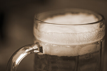 Beer - Bier - Reinheitsgebot - urig - sepia - Halbe - Bayern
