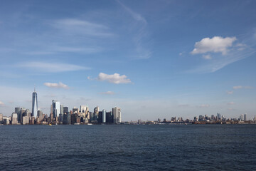 Fototapeta premium New York und Brooklyn - Skyline / New York and Brooklyn - Skyline /