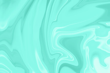 Abstract turquoise marble Background. Pastel sunbaked mint pattern. Trendy blue, green Digital fluid art wallpaper
