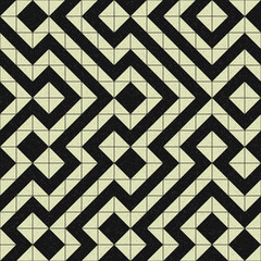 Abstract Geometric Pattern generative computational art illustration