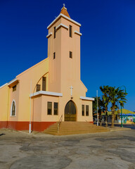 Obraz premium Saint Ann Roman Catholic Church, San Nicholas, Aruba