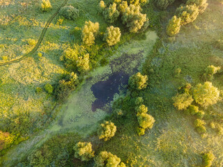 Tarusa Oka River 2021 Morning 5 am sunrise fog 