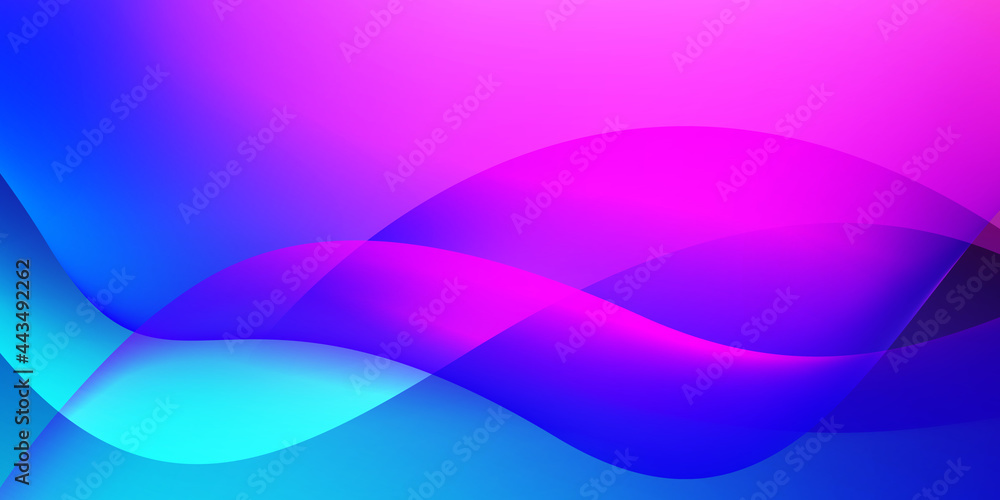 Aufkleber gradient colors combination abstract shapes modern background wallpaper in fluid concept. new abstra
