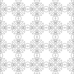 
Vector geometric pattern. Repeating elements stylish background abstract ornament for wallpapers and 

backgrounds. Black and white colors 