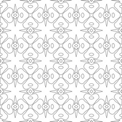 
Vector geometric pattern. Repeating elements stylish background abstract ornament for wallpapers and 

backgrounds. Black and white colors 