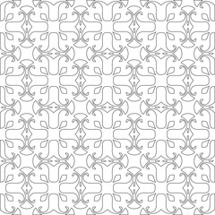 
Vector geometric pattern. Repeating elements stylish background abstract ornament for wallpapers and 

backgrounds. Black and white colors 
