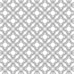 
Vector geometric pattern. Repeating elements stylish background abstract ornament for wallpapers and 

backgrounds. Black and white colors 