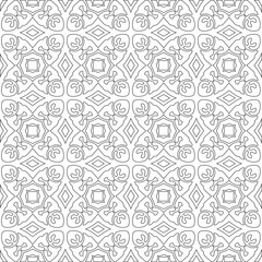 
Vector geometric pattern. Repeating elements stylish background abstract ornament for wallpapers and 

backgrounds. Black and white colors 