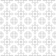 
Vector geometric pattern. Repeating elements stylish background abstract ornament for wallpapers and 

backgrounds. Black and white colors 