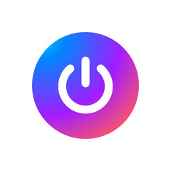 Power Button - Sticker