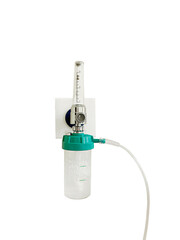 Close-up of medical oxygen Medical oxygen flow meter