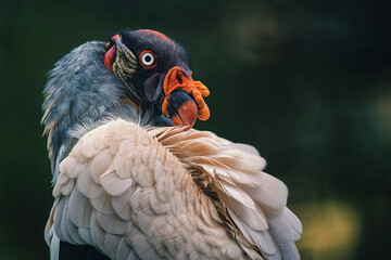 portrait of a vulture king