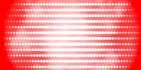 Light Orange vector pattern with circles.