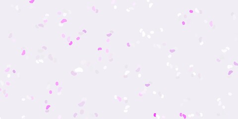 Light purple vector background with random forms.