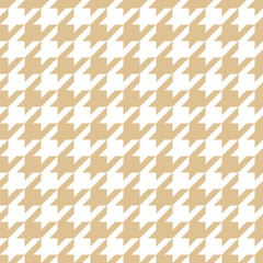 Seamless fabric texture Goose foot. Houndstooth pattern.
