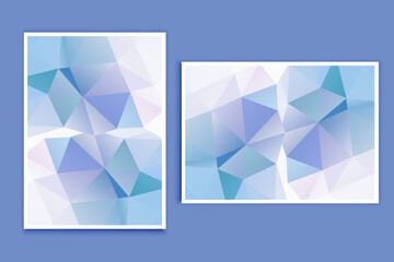 abstract textured polygonal background vector. Blurry triangle design. The pattern can be used for the background.	