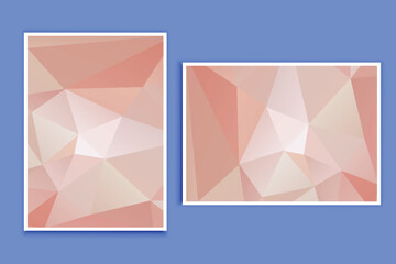 abstract textured polygonal background vector. Blurry triangle design. The pattern can be used for the background.	