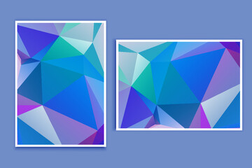 abstract textured polygonal background vector. Blurry triangle design. The pattern can be used for the background.	