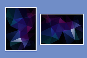 abstract textured polygonal background vector. Blurry triangle design. The pattern can be used for the background.	